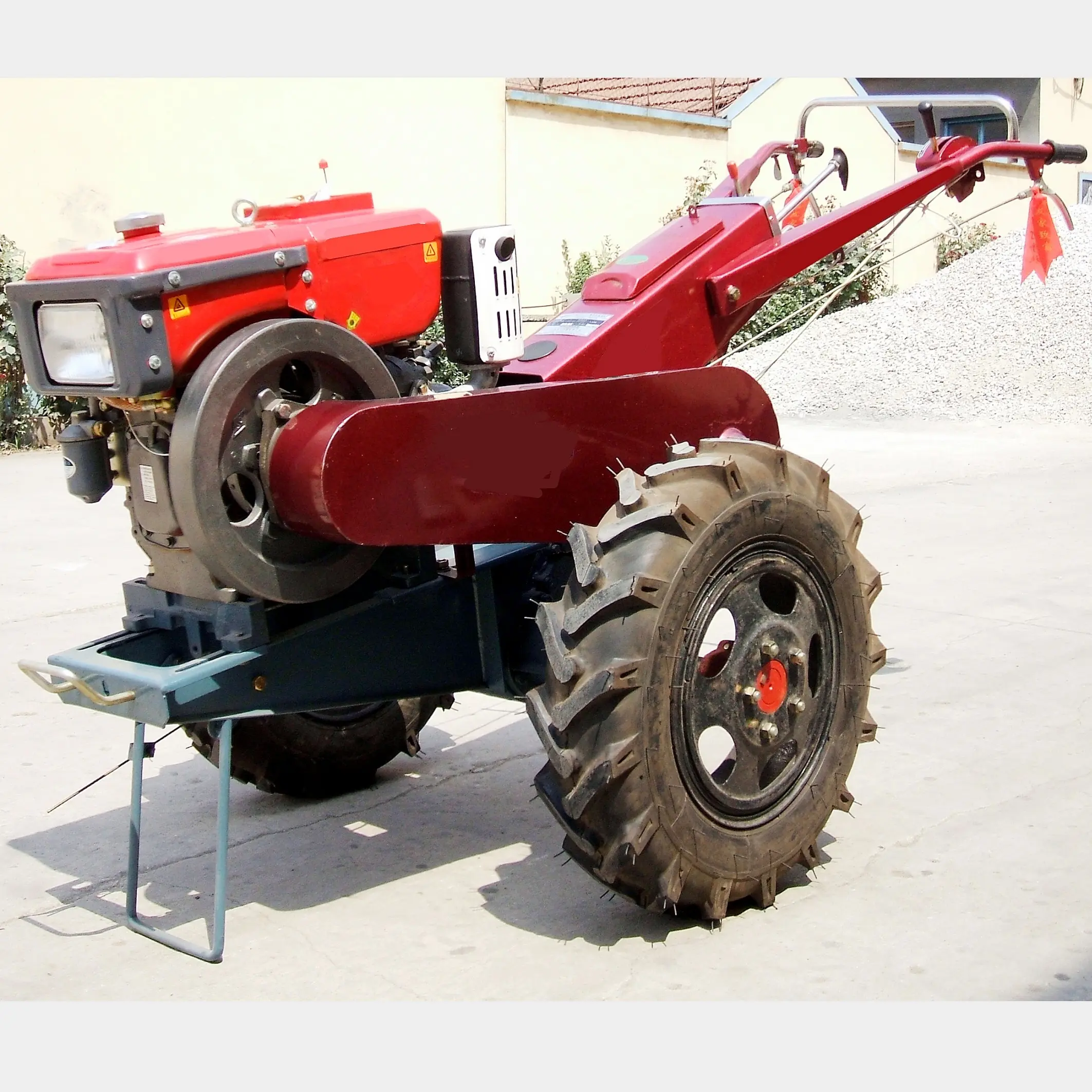 Фермерский прогулочный трактор мощностью 16 л.с. 20 л.с., двухколесный прогулочный трактор, траворез с плужом