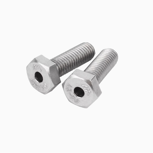M4 m5 m6 m8 304 נירוסטה משושה נירוסטה משושה <span class=keywords><strong>cnc</strong></span> מגולוון פלדה פלדה in933/din931 50/80 מסכה מכונת מסכה מכונת הברגה