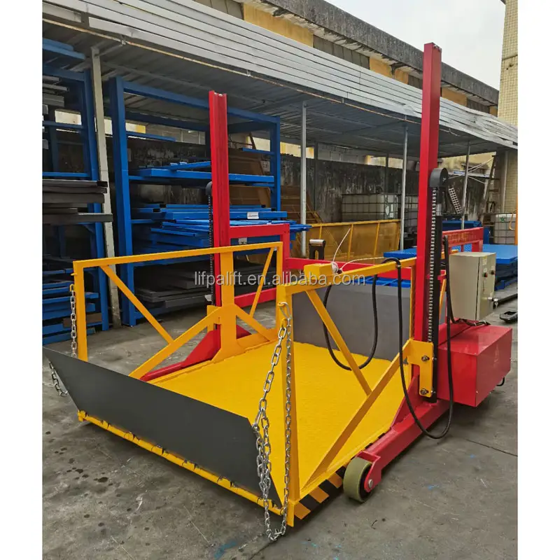 1500kg Mobile Steel Hydraulic Container Loading Dock Platform