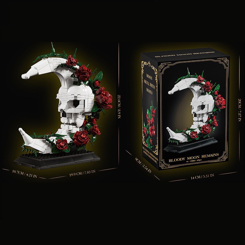k70004-crescent rose-606 pcs