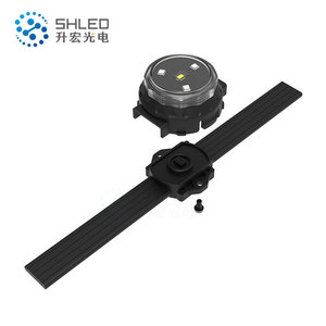 メディアファサード照明用のプログラム可能な建築用建物ファサードLEDポイントライトRGB - Product Image 3