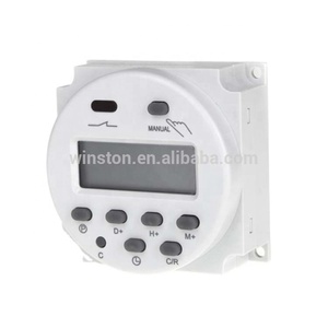 Programmier barer digitaler LCD-Timer-Relais schalter mit Abdeckung CN101A DC 12V 16A