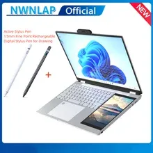 Portátiles de doble pantalla Notebook PC Computadora Notebooks Netbook 15,6/7 pulgadas 16GB RAM 1TB SSD