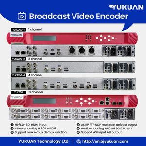 Kabel fernsehen HD MPEG4 AVC IP ASI Ausgang 1080p HD Video Audio über IP Encoder Decoder - Product Image 2