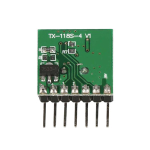 TX118SAワイヤレスRF送信機モジュールスーパーヘテロダイン1527学習コード4ボタンリモコン433MHz - Product Image 3