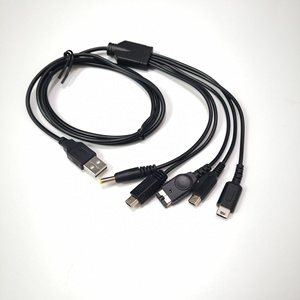 1.2M kablo hızlı şarj 5 In 1 USB şarj aleti kordon oyun tel için Nintendo yeni 3DS XL NDS Lite NDSI LL Wii U GBA PSP konsolu - Product Image 4