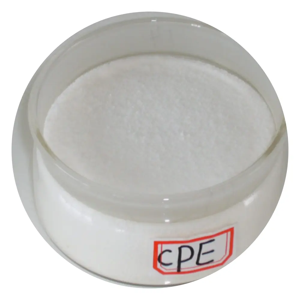 Fabbrica cinese vende polietilene clorurato CPE135A/tubo di plastica indurimento modificatore/PVC resistenza alle intemperie agente impattante