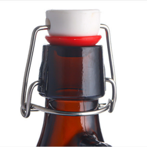 1L 2L ışık geçirmez kahverengi mühürlü self bira California şarap cam şişe toka ve kolu ile - Product Image 6