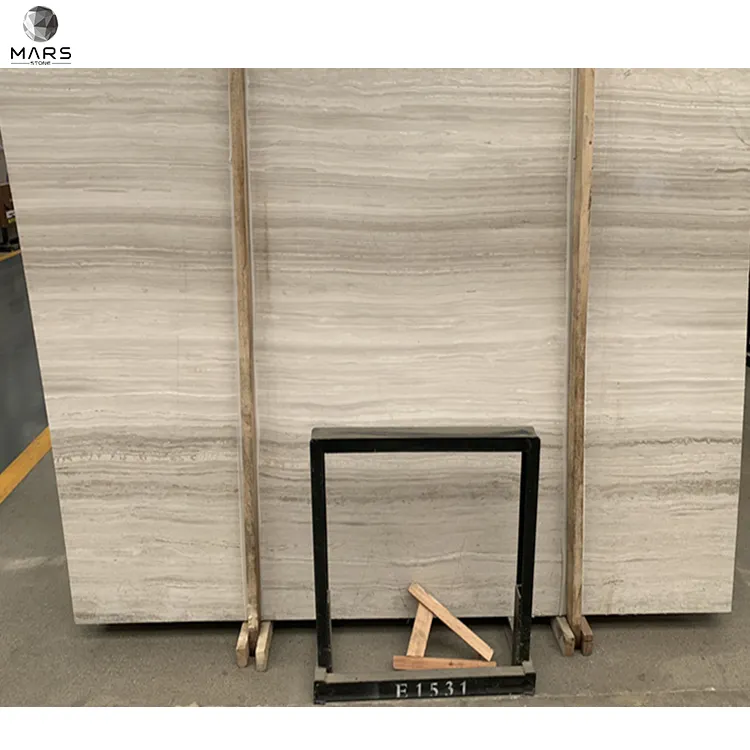 حار بيع الصين الأبيض خشبية بلاط رخامي لتزيين الجدران