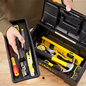 带可拆卸工具托盘的重型塑料工具箱 - Product Image 6