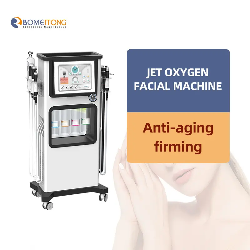 Face care acne treatment pigment removal whitening skin rejuvenation dome oxygeneo 3 in 1 oxygen facial machine