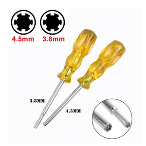 Gamebit 3.8mm 4.5mm Screwdriver Security <strong>Bit</strong> Set Replacement for Sega Master Genesis 32X NES SNES N64 SFC Nintendo 64 Wii - Product Image 2