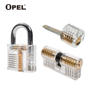 Brand <strong>New</strong> Durable Tubular Transparent Vending Machine <strong>Lock</strong> Pick with <strong>Key</strong> Unlock Way for Wholesales - Product Image 1
