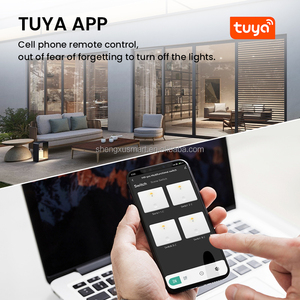 4 Gang Smart Life Supported Smart Switch Multi-Control Timer per 4 luci Zigbee Dimmer per il sistema di automazione domestica tenda - Product Image 3
