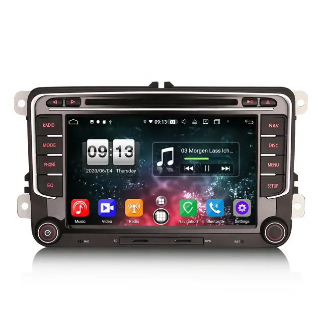 Iserisin — lecteur DVD avec Auto CarPlay et GPS, avec WiFi, DSP intégré, 4 go + 64 go, sous Android 10.0, 7 pouces, ES8735V, en stock