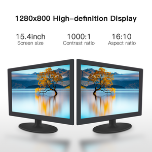 OEM buen precio reacondicionado 75HZ 17,1/18,5/19 pulgadas Hd Lcd pantalla 15,4 pulgadas tamaño pequeño ordenador Lcd Monitor con puerto VGA - Product Image 5