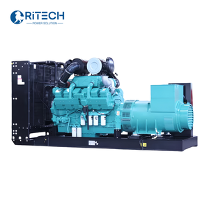 Ritech 1250kva Open Frame Water Cooled Big Genset <strong>3</strong> <strong>Phase</strong> 1000kw <strong>1mw</strong> Diesel Generator for Hospital Data Centers - Product Image 5