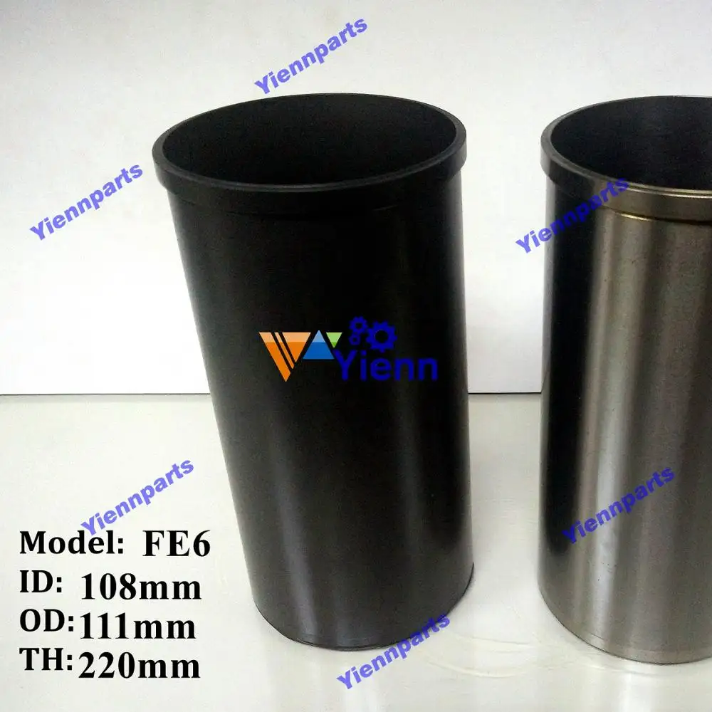 Funda de revestimiento de cilindro FE6, 108mm, 11012-Z5518, para Nissan, camión, motor diésel, FE6T