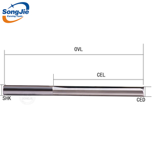 Brocas de enrutador CNC, brocas de carburo de tungsteno TCT para herramientas de tallado de madera para enrutador Cnc, amoladora de molino de extremo - Product Image 2