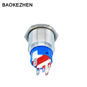 Baokezhen ip67 interruttore di pulsante del metallo con 3V led impermeabile con momentaneo/agganciato funzione - Product Image 6