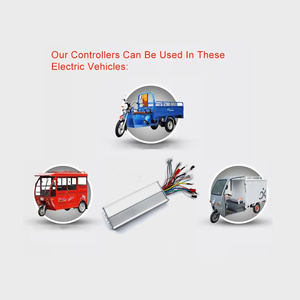 Çin üretici akıllı 48V 60A 350w elektrikli Scooter hız kontrol DC Motor fırçasız denetleyici - Product Image 6