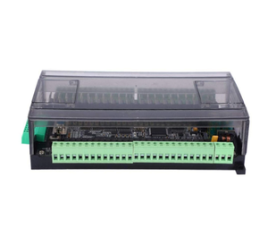 Módulo de placa de Control Industrial PLC, controlador lógico programable de FX3U-48MT, 24 entradas, 24 salidas, 24V, 1A, con conteo de alta velocidad