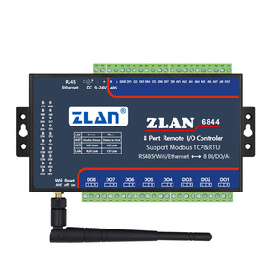 8 puertos DI DO AI MQTT Modbus TCP MQTT Wifi Control remoto IO Controller ZLAN6844 - Product Image 1