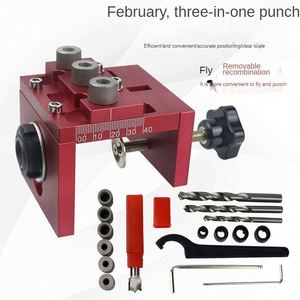 TEBAK Universal Doweling Jig Accessories Set With Aluminium Jig <strong>6</strong> 8 10mm Drill Bit <strong>Kit</strong> and Drill Sleeve - Product Image 3