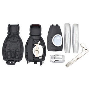 3/4ปุ่ม BGA รีโมทคอนโทรลกุญแจรถ Fob สำหรับ Mercedes Benz A B C E S Class W203 W204 W205 W210 W211 W212 W221 W222