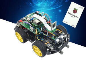 Smart Elektronik ~ Raspberry Pi 3 Generation B + Smart Auto WiFi Drahtlose Video Programmierung Roboter 4WD Kit Raspberry pi - Product Image 2