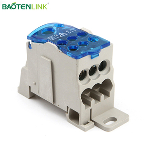 UKK 160A、1入力、6出力80A、250A、400A、500Aユニポーラモジュラーパネルスクリューケージ配電端子台 - Product Image 4