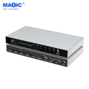 4k 60hz Type C Video Splitter <strong>HDMI</strong> Quad Multi Viewer Seamless <strong>Switcher</strong> <strong>5</strong> in <strong>1</strong> Out <strong>HDMI</strong> Multiviewer - Product Image 1