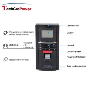F20 Biometrie Bildschirm Finger abdruck Taste RFID Zugangs kontrolle - Product Image 3