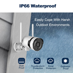 4 Ch NVR with <strong>Monitor</strong> Two Way Audio Waterproof WIfI CCTV 3MP Network Bullet Video <strong>Intercom</strong> Security <strong>Camera</strong> <strong>System</strong> - Product Image 5