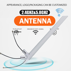 5.0dBi 2.4GHz 5.8GHzデュアルバンドアンテナIPXコネクタ付きピグテール - Product Image 1
