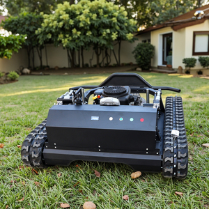 Tagliaerba Telecomandato con Consegna Gratuita, Tagliaerba a Benzina Senza Fili con Rotazione a 360°, Robot Tagliaerba Compatto per la Cura del Giardino - Product Image 1