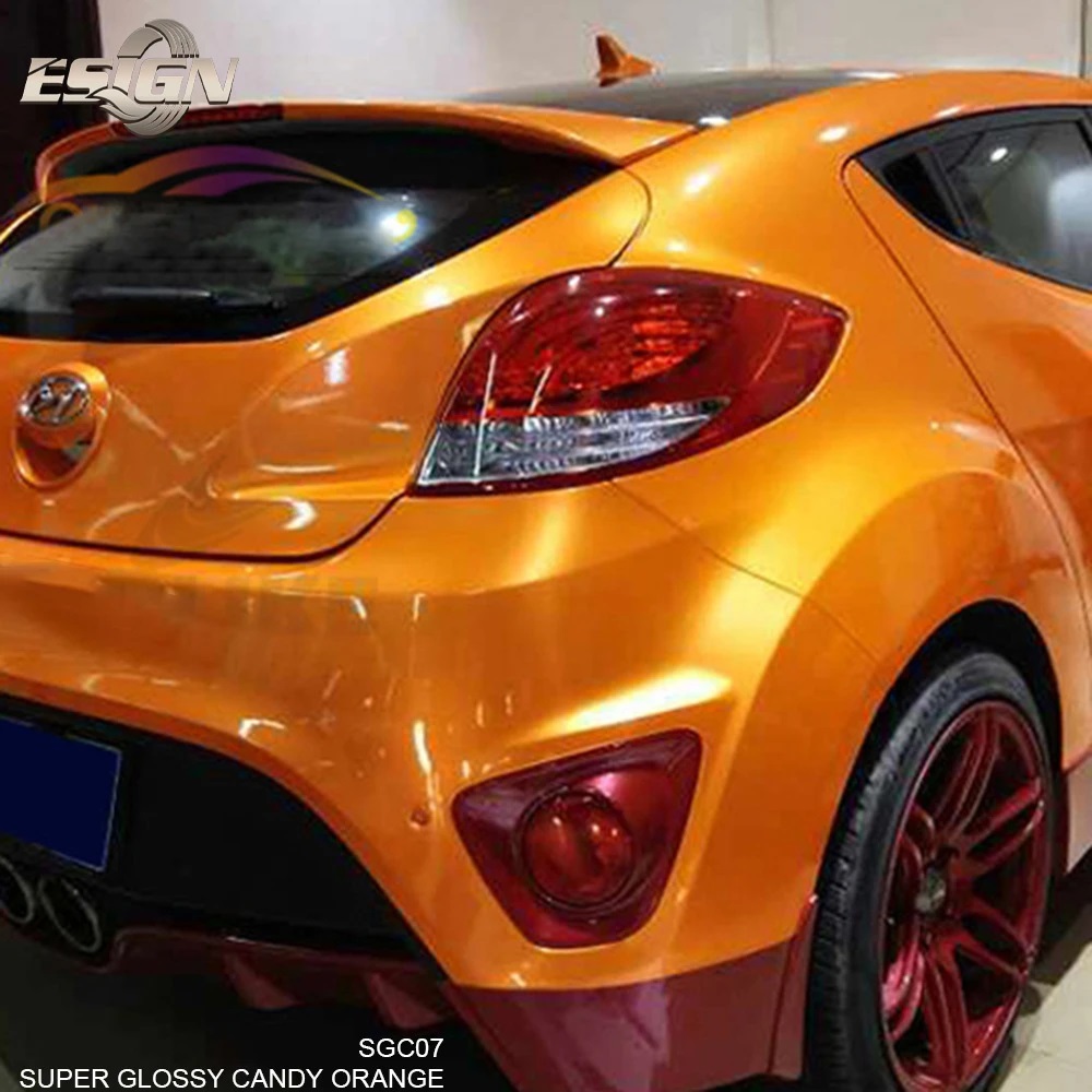 Orange bonbon super brillant