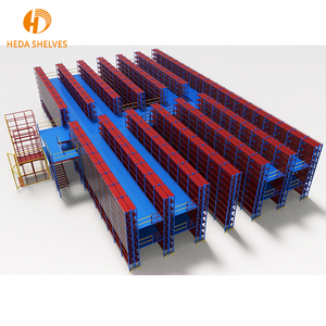 Multi Level Design Warehouse Lagers tahl Q235B Mezzanine-Boden regals ysteme - Product Image 2