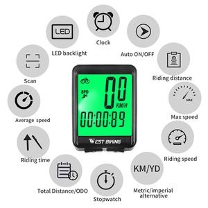 WESTBIKING Bicycle Exercise Large Screen <strong>Computer</strong> Mount Bike <strong>Cycle</strong> Wired Cycling <strong>Computer</strong> GPS Bicycle Waterproof Bike <strong>Computer</strong>