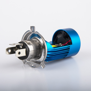 Led ışık renkli melek gözü H4 Ba20d Hi Lo işın Moto LED far motosiklet aydınlatma sistemleri - Product Image 6