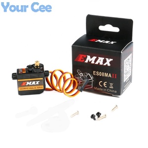 EMAX ES08MA II 12g Mini Metal dişli Analog Servo RC modeli için 2KG/0.10sec İha Robot uçak araba - Product Image 2