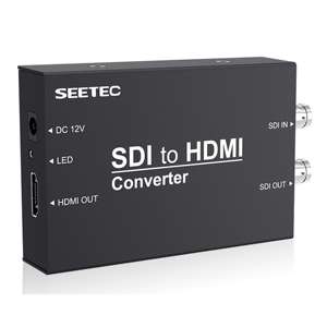 SEETEC Mini Converter Video Distribution Amplifier <strong>1</strong> <strong>Input</strong> 4 <strong>Output</strong> 3G HD <strong>SDI</strong> <strong>Splitter</strong> Video Converter - Product Image 1
