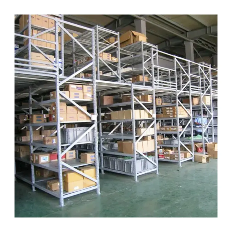 Entrepôt industriel Plate-forme en acier Étagères métalliques Rack de stockage Lit Mezzanine Système de rayonnage au sol