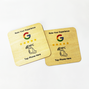 Personalizzabili quadrate NFC QR Code targhe impermeabili Instagram Google recensioni adesivi interfaccia comunicazione RFID 125kHz