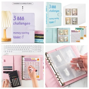 Tùy chỉnh in ấn 2024 New PU A5 Ngân Sách chất kết dính tiết kiệm thách thức ngân sách kế hoạch cuốn sách 100 Phong Bì thách thức chất kết dính - Product Image 2