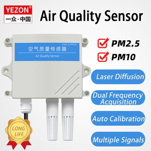 大気質センサーPM1.0PM2.5PM10送信機RS485壁掛け式粒子状物質ヘイズダスト検出器 - Product Image 6