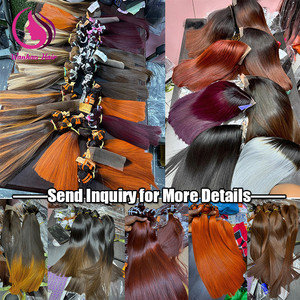 कच्चे अनप्रोसेस्ड डबल तैयार वाइटनेस हेयर बंडल थोक विक्रेता 12a ग्रेड 100% प्राकृतिक क्यूटिकल संरेखित मानव बाल - Product Image 6