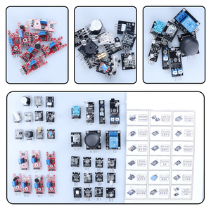Fabrika 37 In 1 sensör kiti popüler öğrenciler programı eğitim bilimi seti öğrenme kodlama elektronik başlangıç kiti