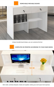 现代风格定制零售定制木材零售展示收银台 - Product Image 5