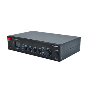Surpass Blue-tooth USB 80W Single <strong>Zone</strong> <strong>2</strong> Mic Background Music System Microphone Prioritize Remote Control <strong>Mixer</strong> Amplifiers - Product Image 2